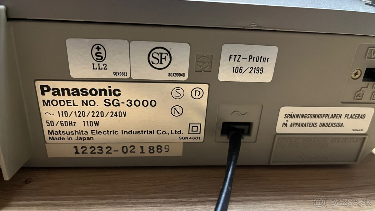 Predám Panasonic SG-3000 - 7