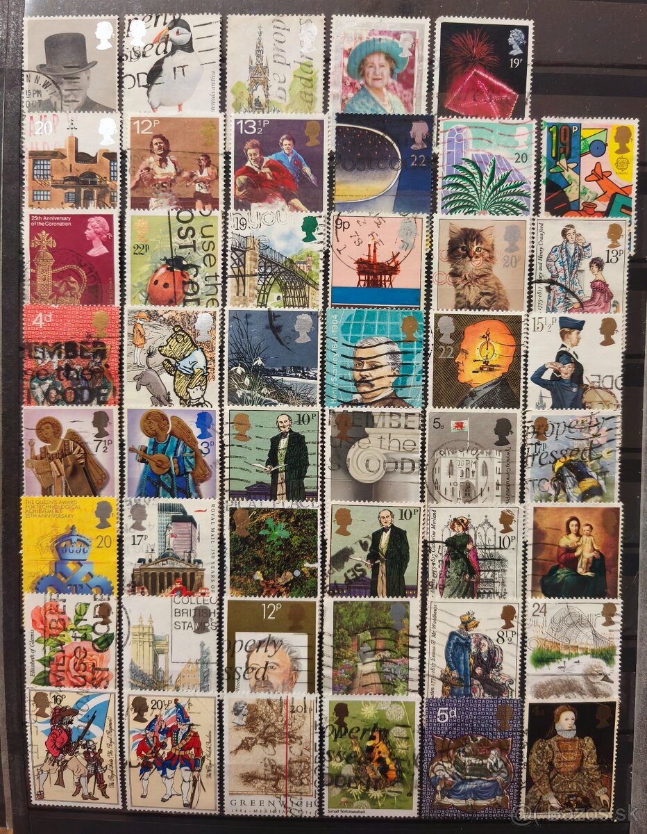 Známky Veľká Británia - 7