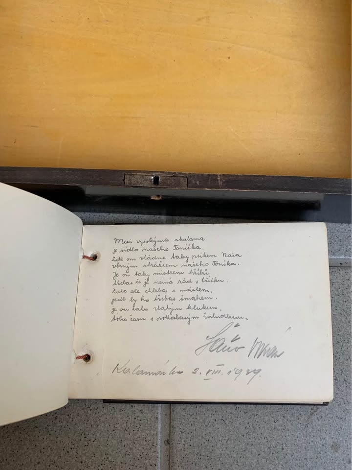 Starozitna krabicka a zapisnik prva republika polovnicky mot - 7