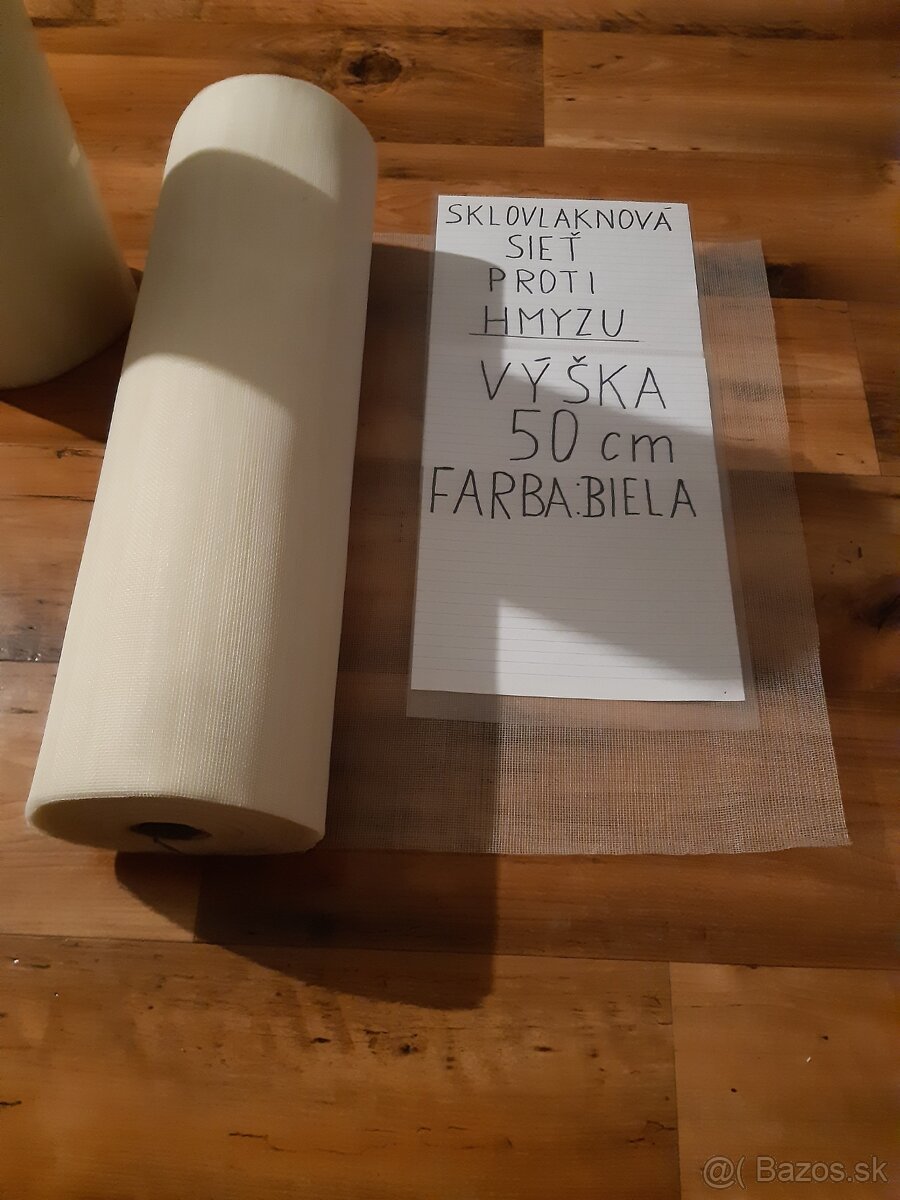 Sklovlaknova sieť proti hmyzu,okno,terasu,sušenie húb - 7