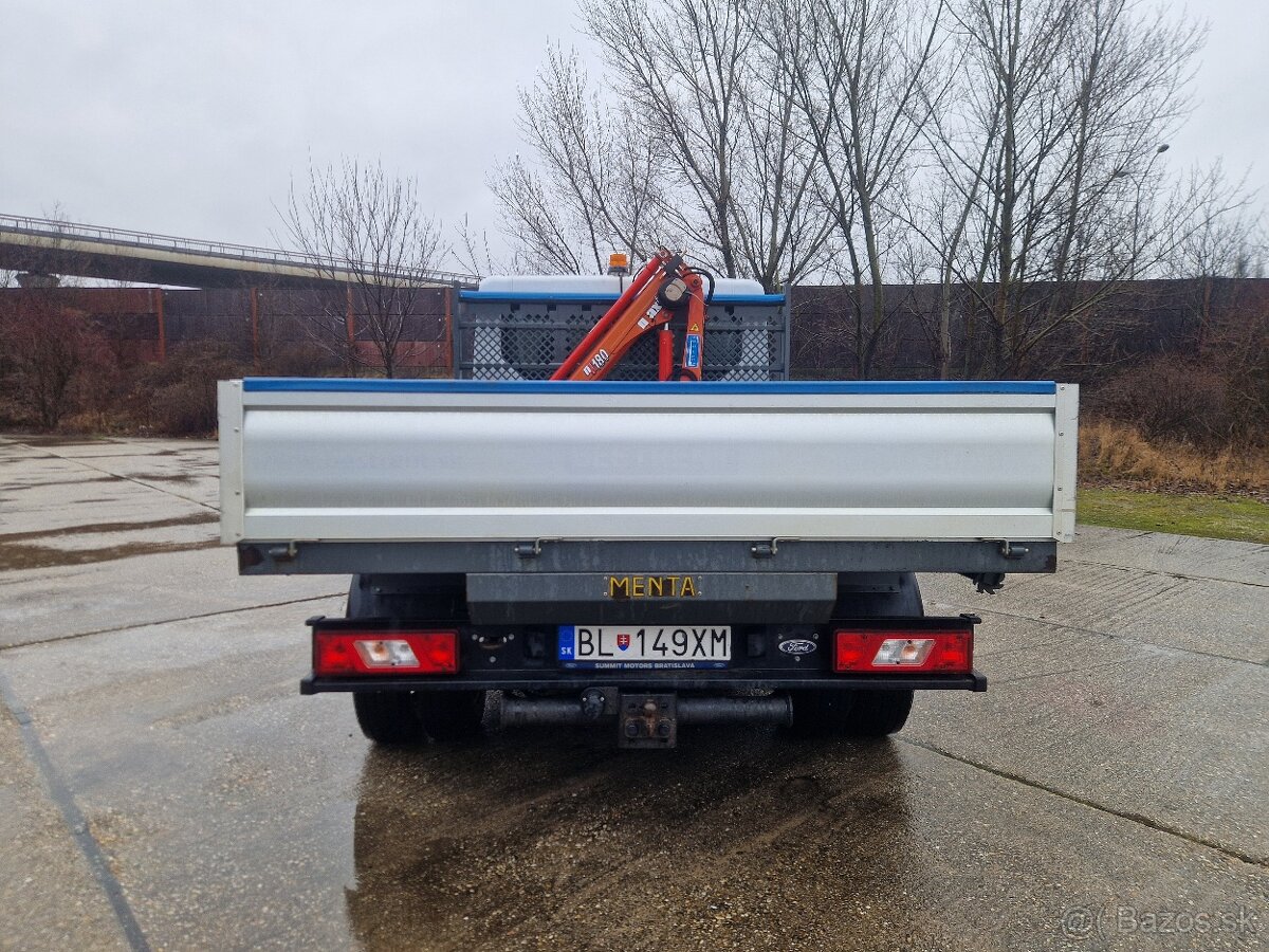 Ford transit valník s hydraulickým žeriavom - 7