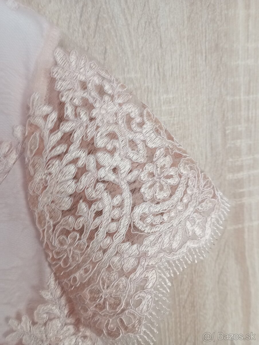 Spoločenské marhulove šaty L/xl - 7