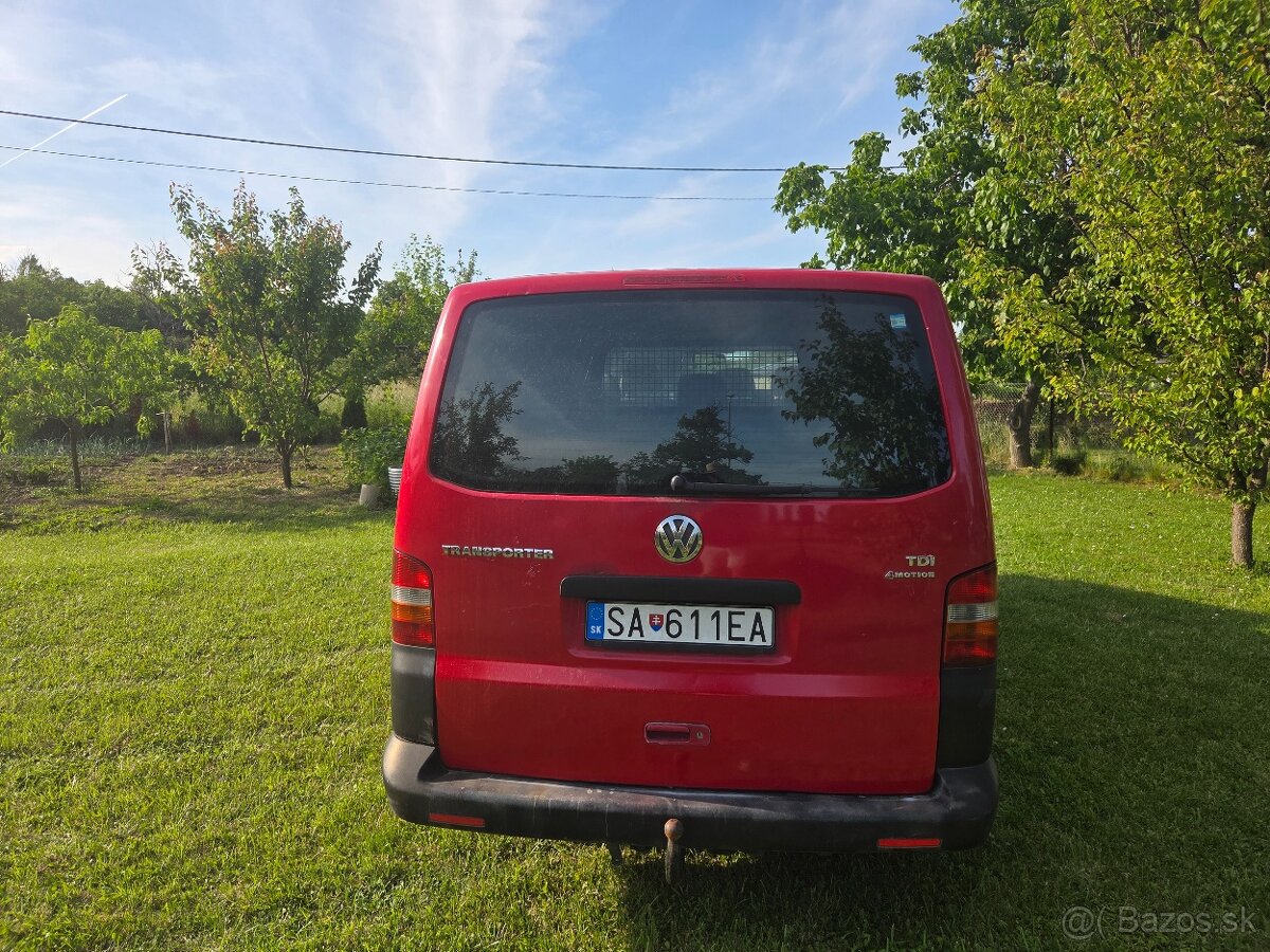 VW transporter T5 2,5tdi 4x4 dlhá verzia 6miest - 7