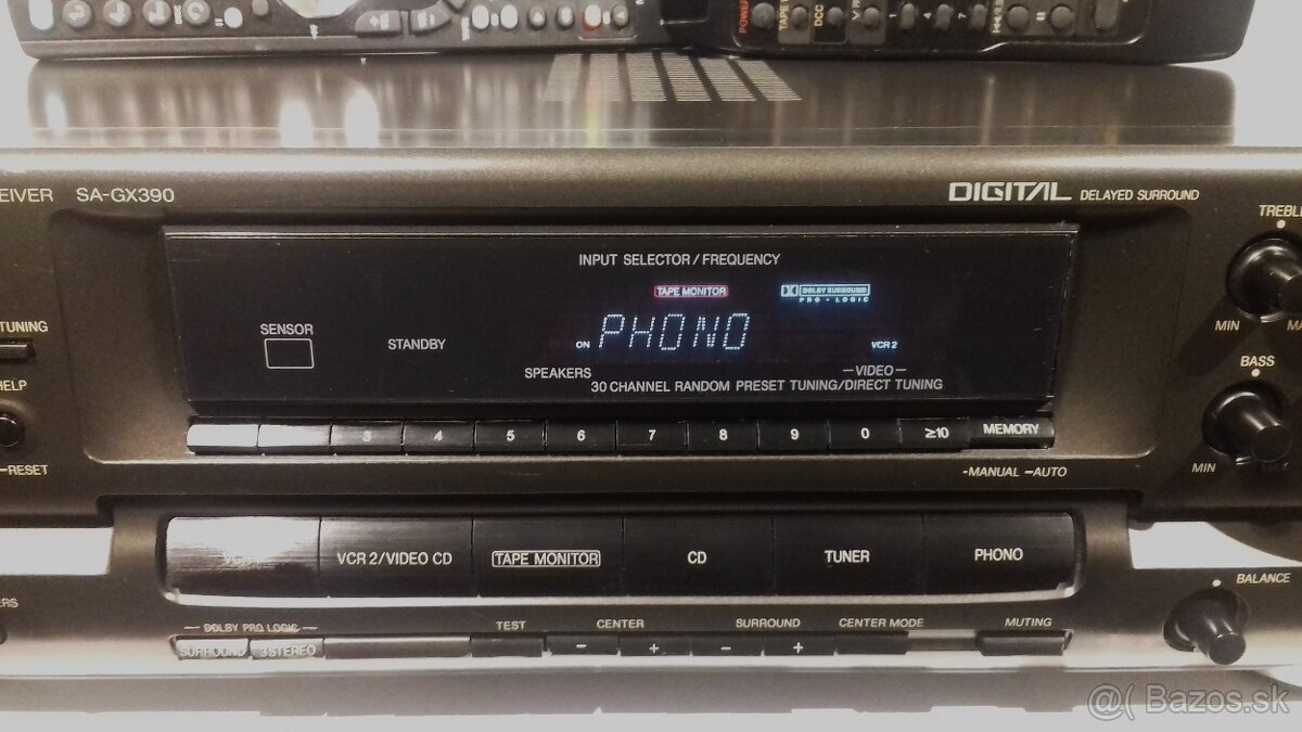 5.1 zvuk =220W video Receiver TECHNICS SA-GX390, JAPAN, AR31 - 7
