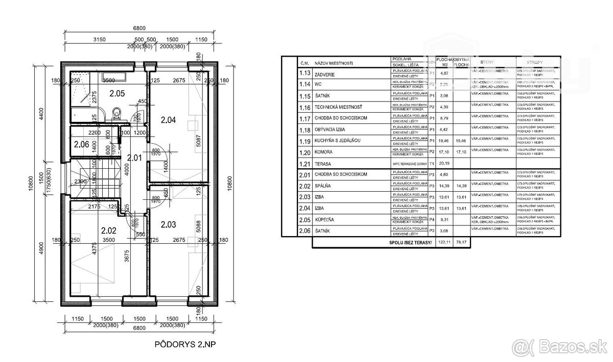 Novostavba - rodinný dom na predaj, Martin - Tomčany. - 7