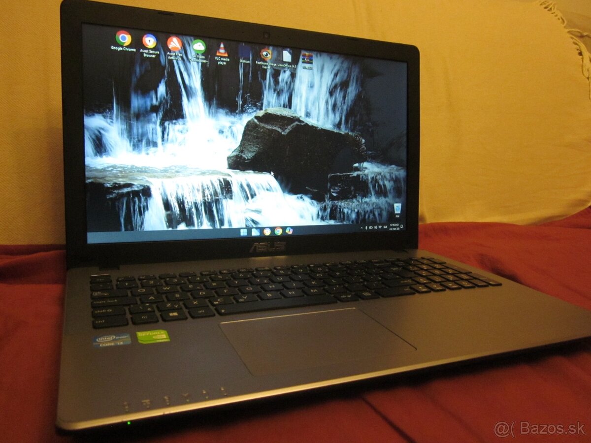 Asus notebook,i3,NvidiaGT-720,8 GB ram,SSD,SSHD,W11 - 7
