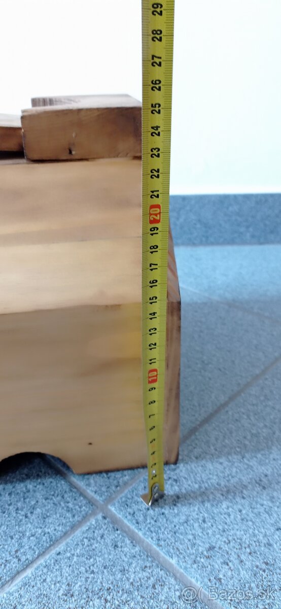 2 nábytkové originálne mexické solitéry - skrinka a košík - 7