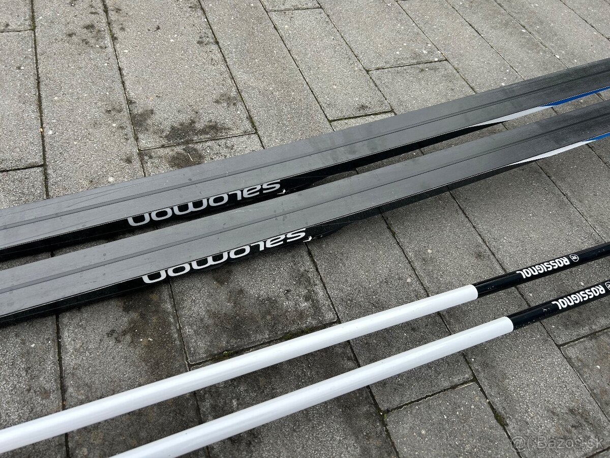 Bežky + viazanie Salomon R6 Combi + PM PLK PRO - 7