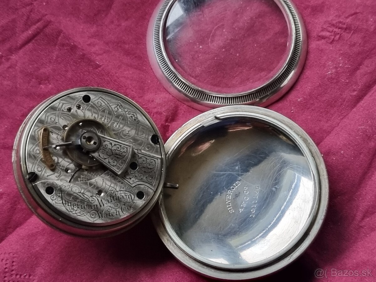 Veľké vreckové hodinky,Waltham. - 7
