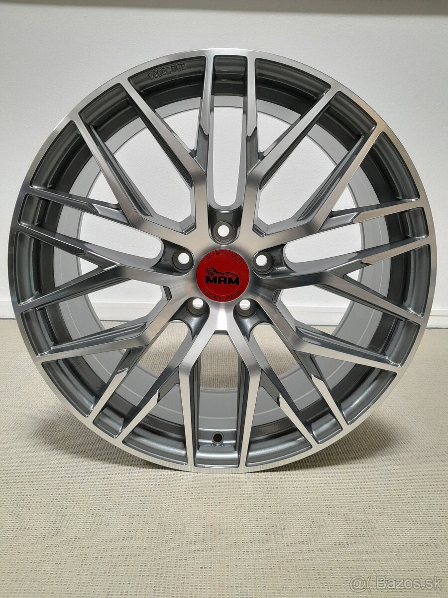 Alu disky R17 5x112 Et35 7.5J MAM RS4 Škoda Seat Vw Audi - 7