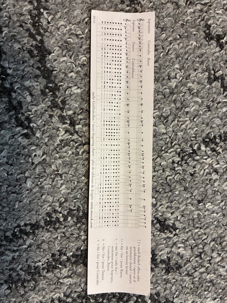 Zobcová flauta Moeck Rondo 2203 + plastová flauta Canto - 7