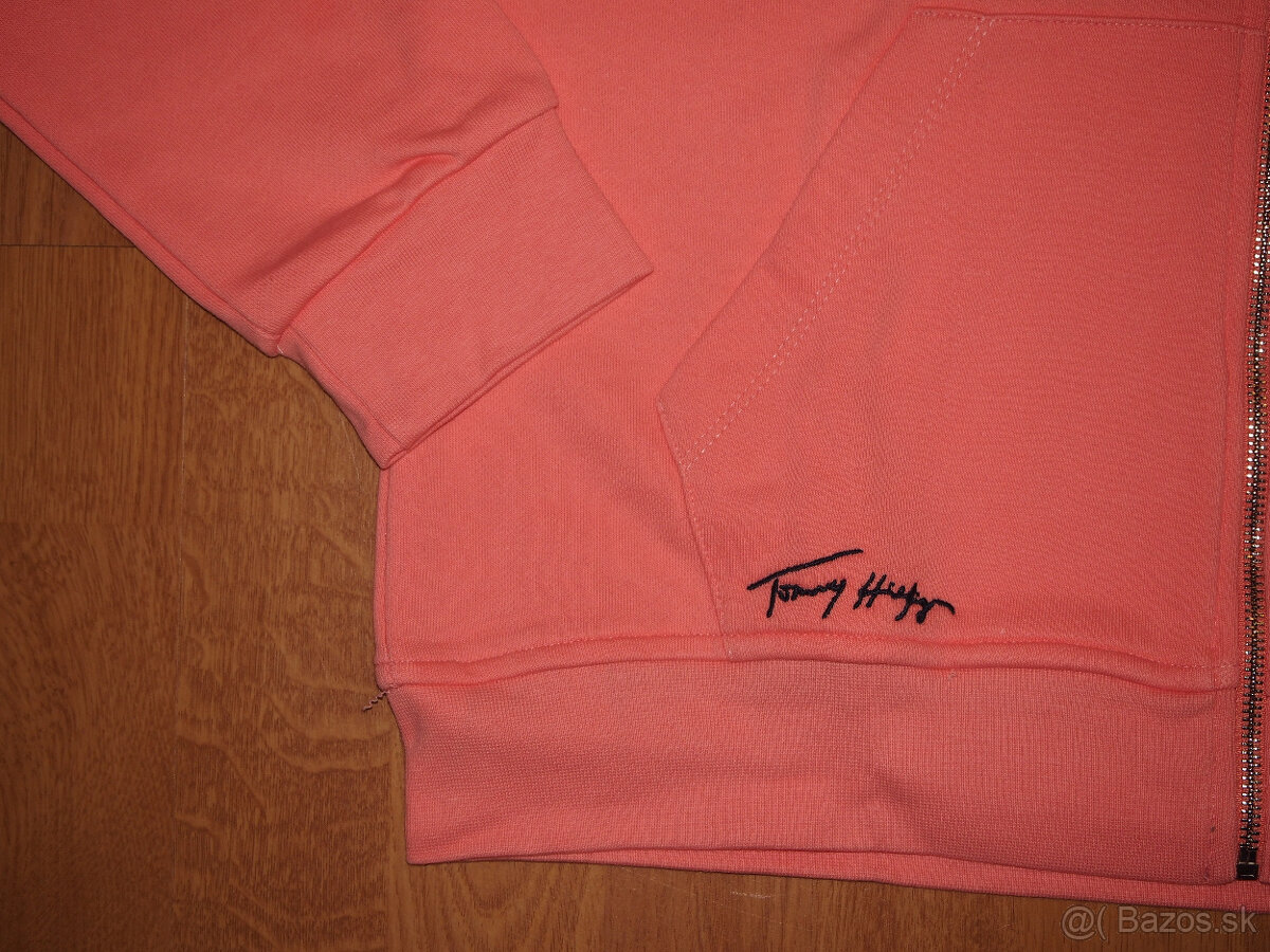 Tommy Hilfiger dámska mikina na zips čierna - 7