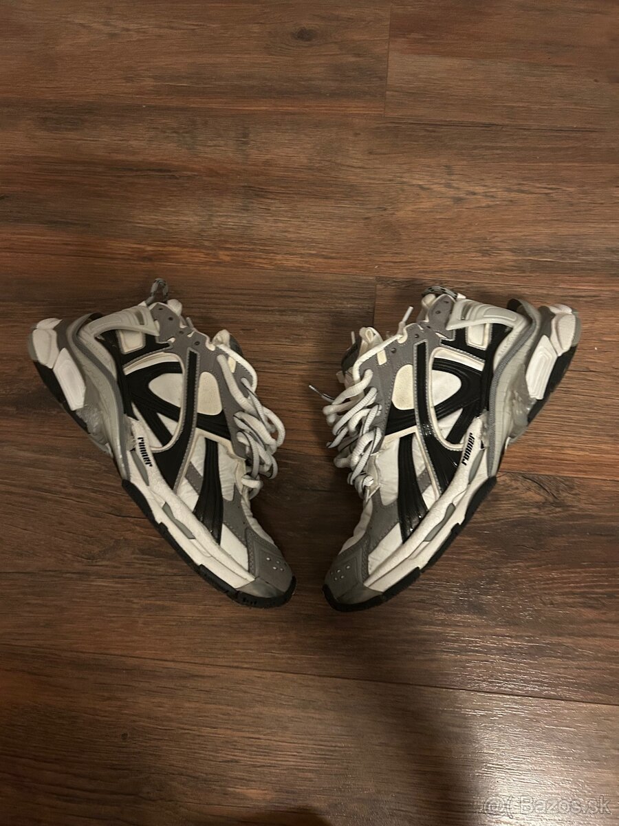 Balenciaga runner 2.0 cierno biele - 7