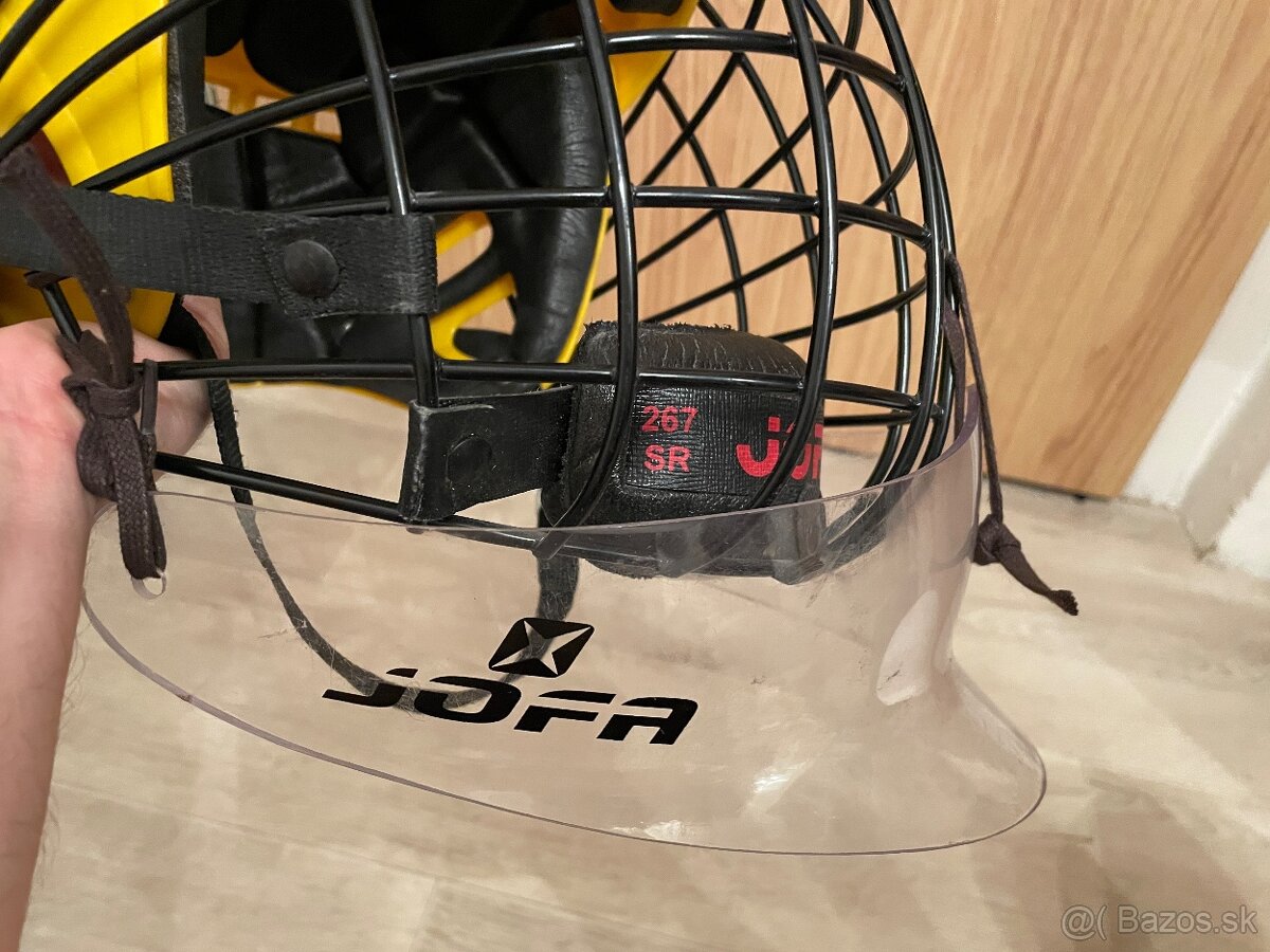 Retro brankářská hokejová přilba "Söderström" - 7