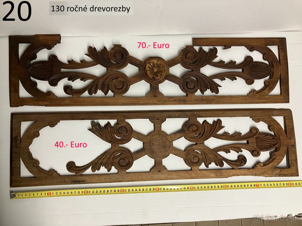 Drevorezby starožitné rok 1870 - 1900 - 7