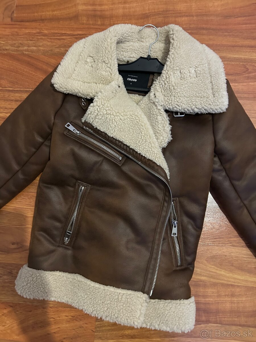 Kozuch zateplená kožená bunda - 7