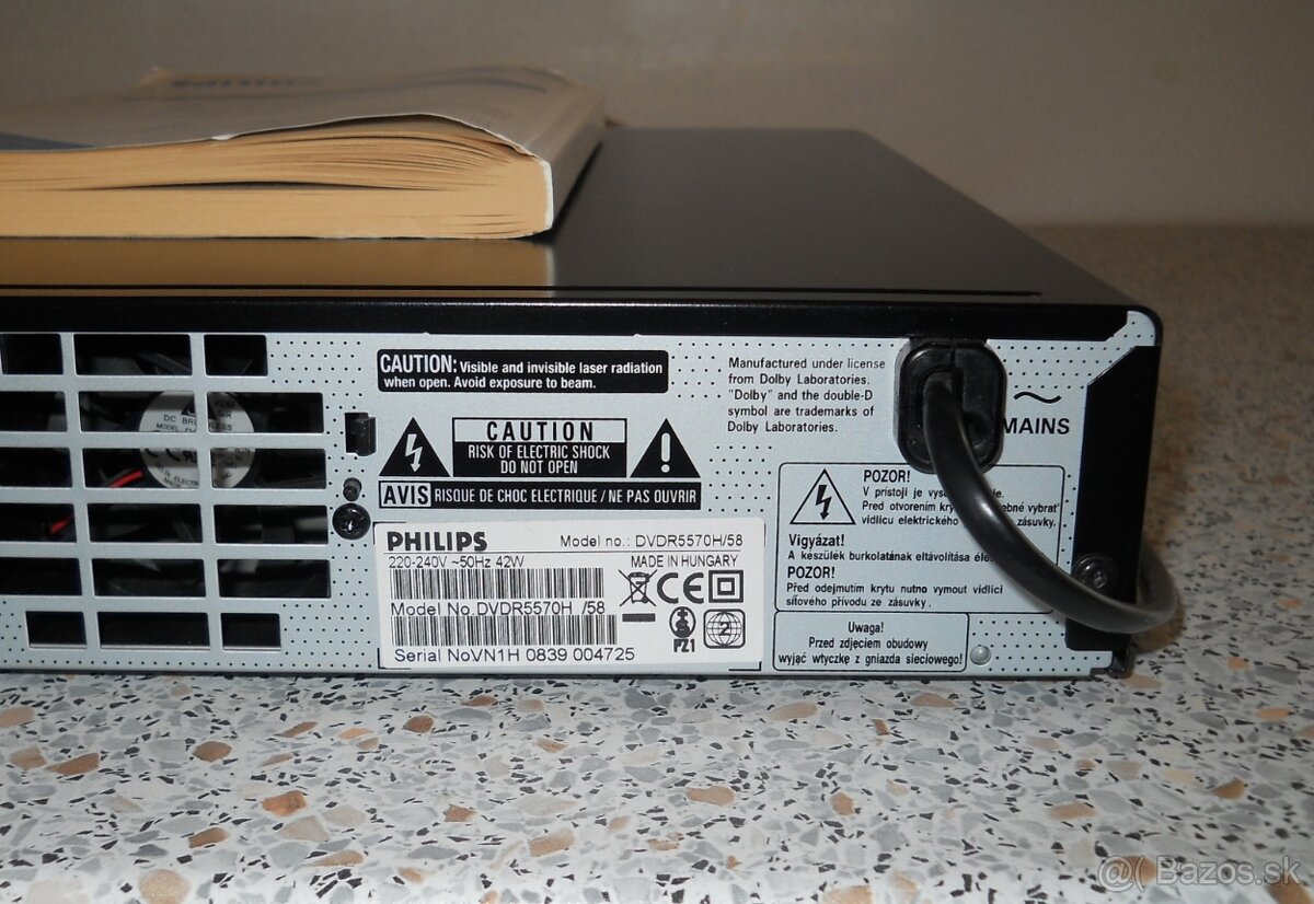 DVD rekordér Philips DVDR5570 - 7