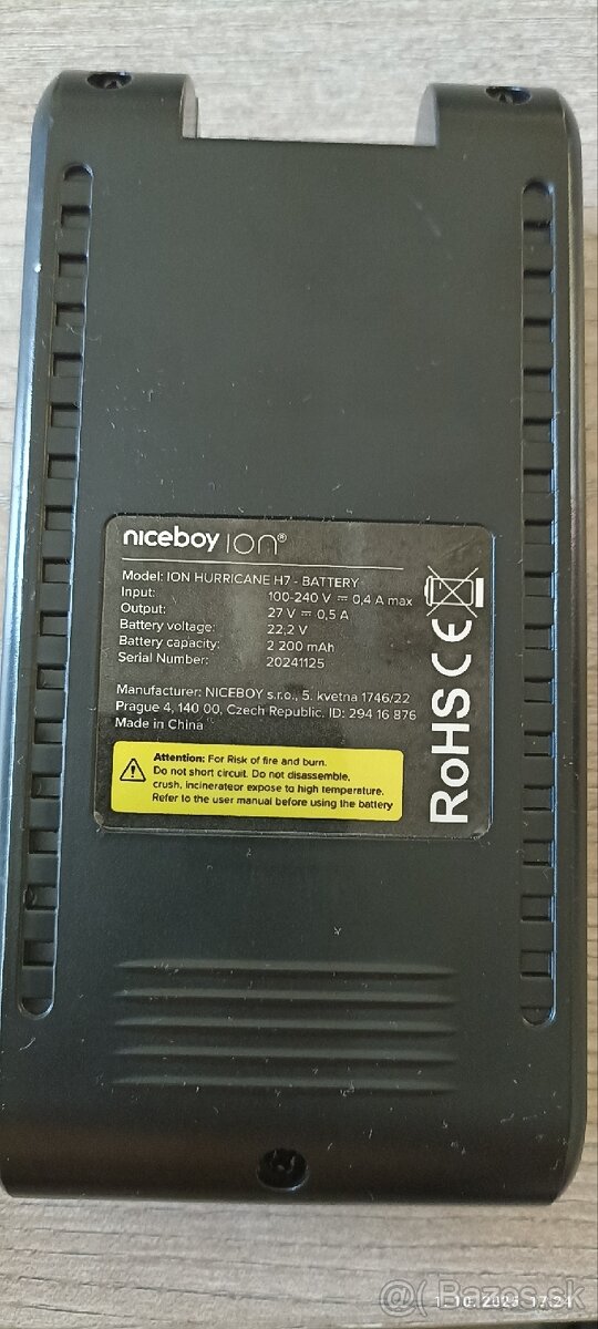 Náhradná batéria Niceboy ION Hurricane H7 - 7