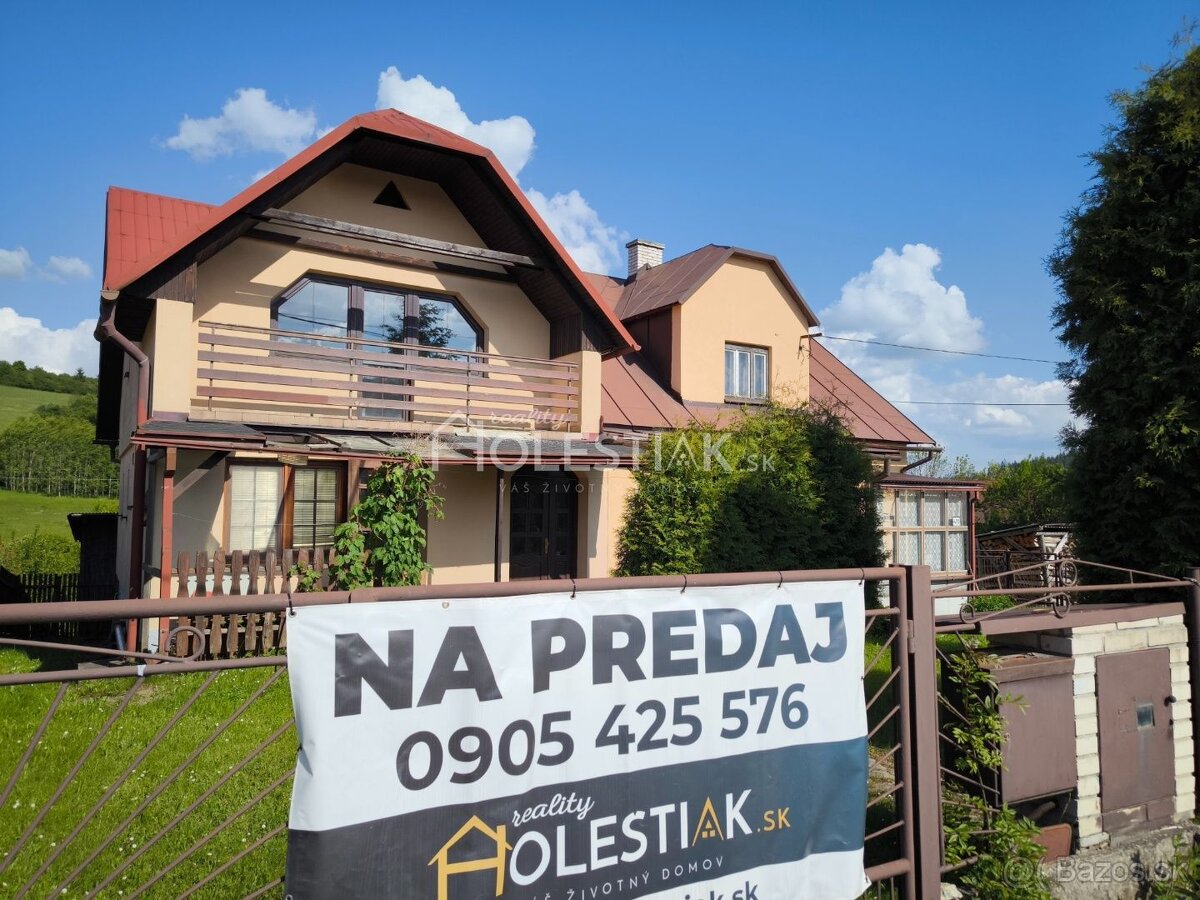 Predám dvojdom Čadca, Milošová s veľkým pozemkom, všetky IS - 7