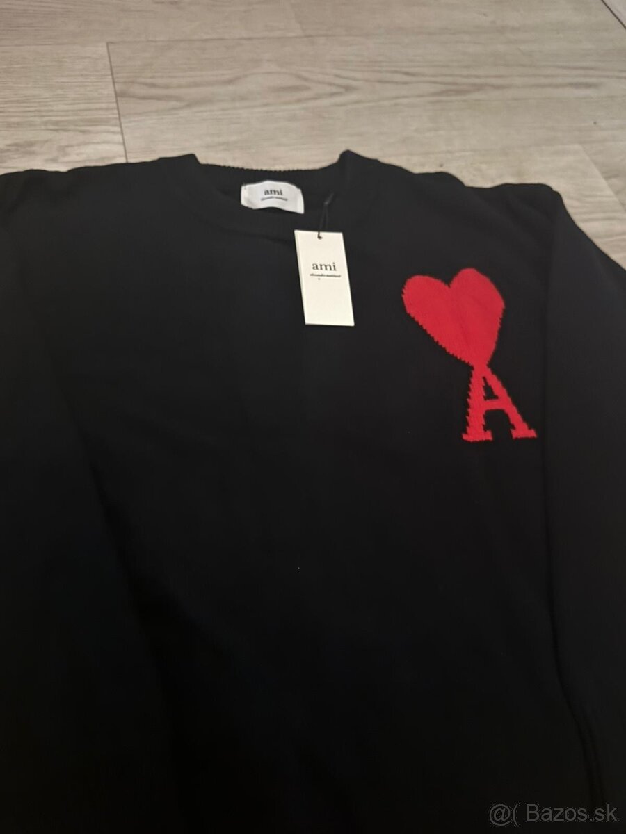 Ami Paris Čierna Mikina - 7