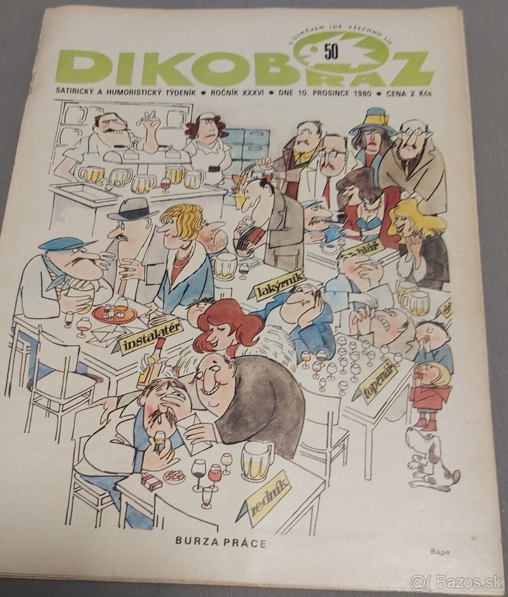PREDÁM DIKOBRAZ KOMPLETNÝ ročník 1980 - 7