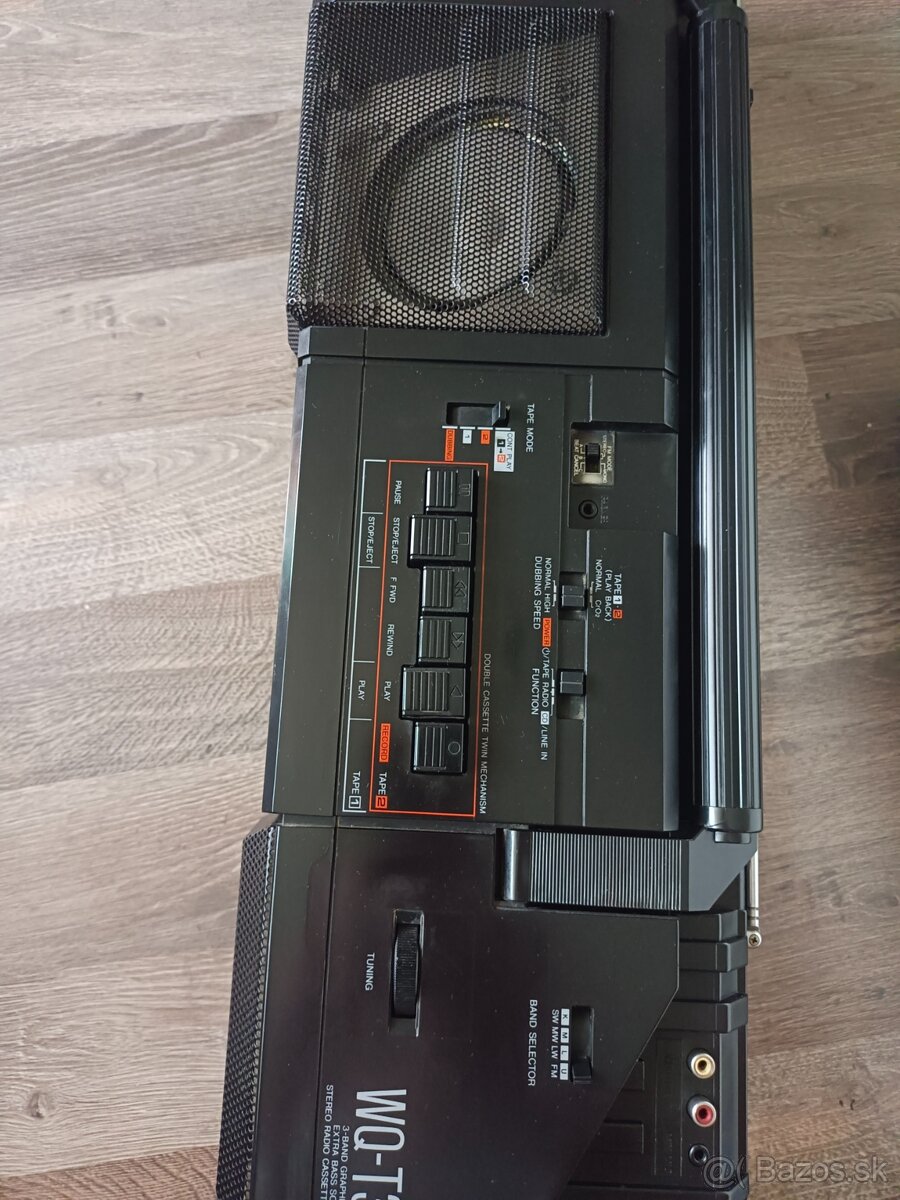 Sharp WQ 354 radiomagnetofon retro kazeťák - 7