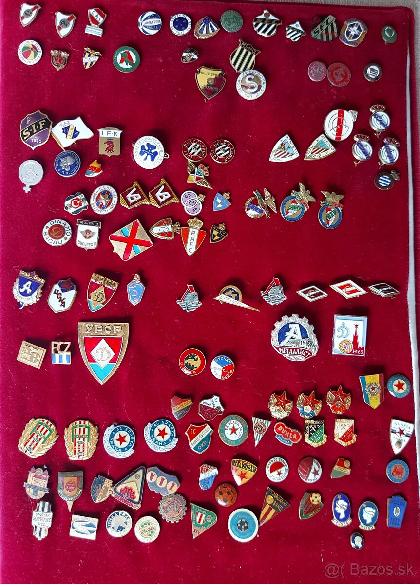 Zbierka odznakov - šport, futbal, hokej, zahraničné kluby,MS - 7