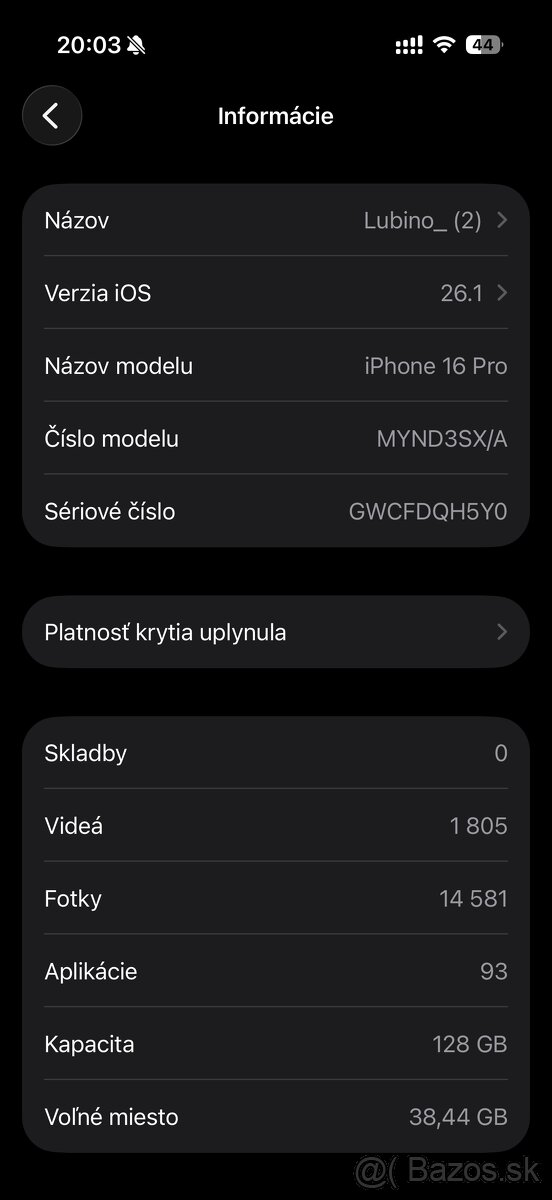 iPhone 16 PRO 128GB BLACK TITANIUM - 7