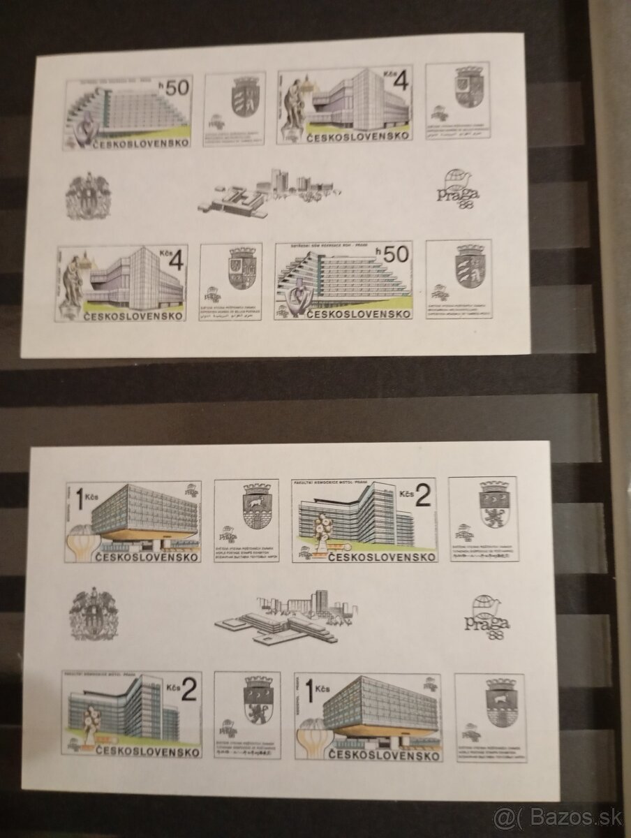 Známky, aršiky ČSSR. - 7