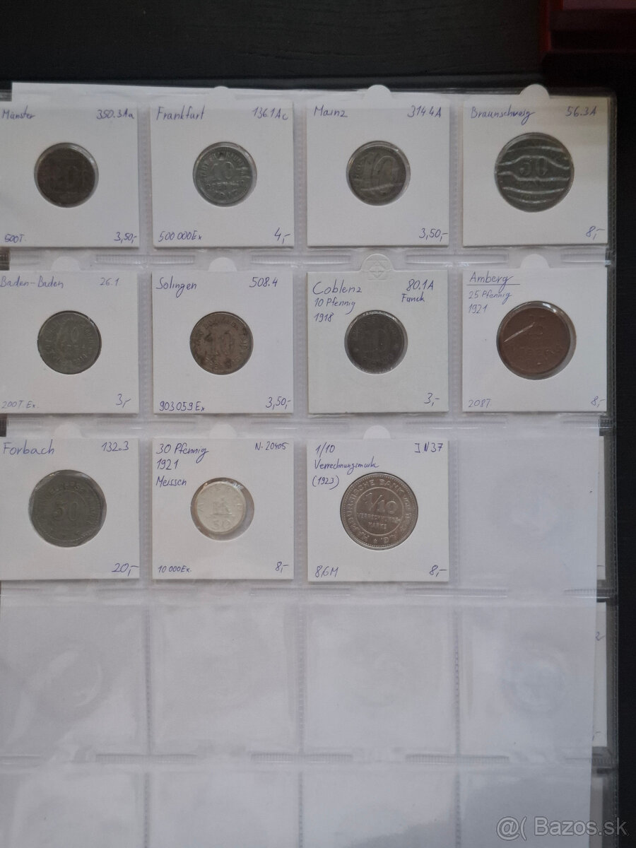 Nemecke nudzove mince - notgeld - 7