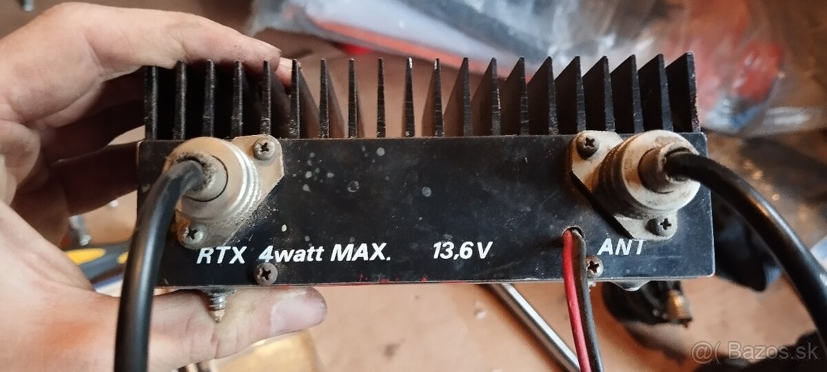 CB vysielačka + anténa + zosilňovač + rádio - 7