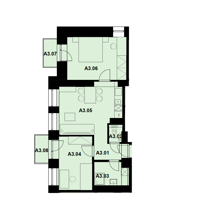 NA PREDAJ – 3-izbový byt v NOVOSTAVBE, Trstená - 7
