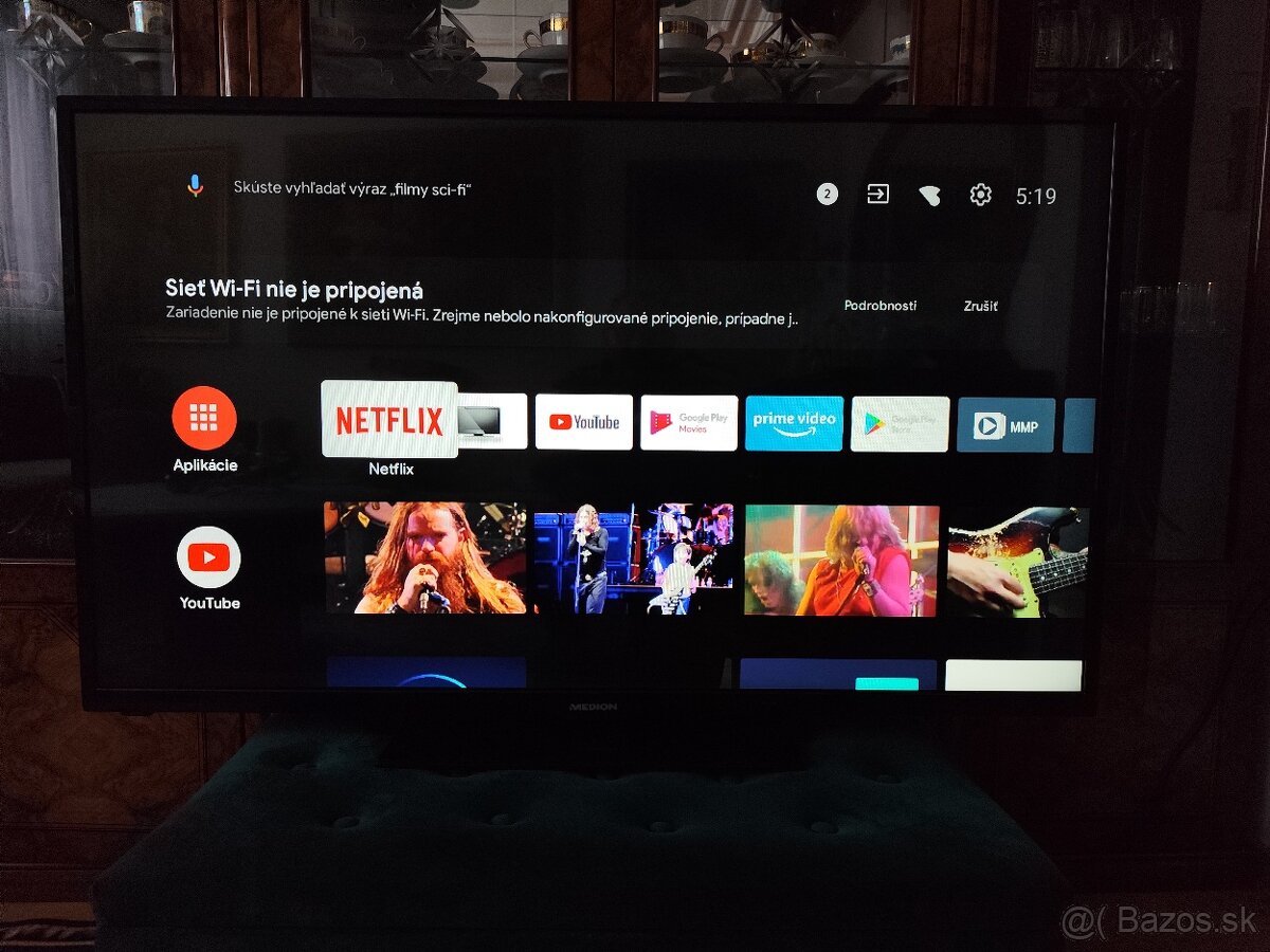 Predám Smart LED TV Medion 92947 Full HD Android s Wi-Fi - 7