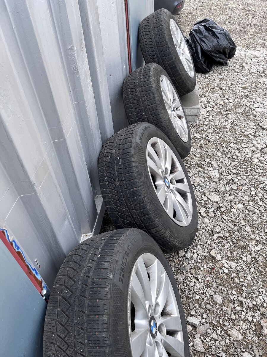 hliníkové disky + zimne pneu BMW 225/55/R17 - 7