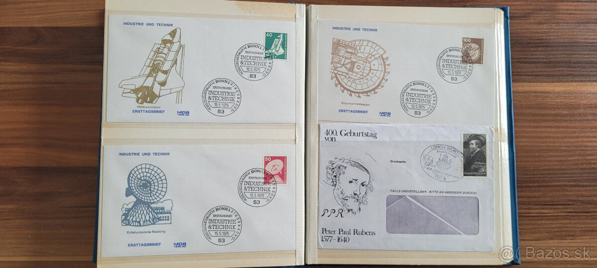 FDC prevažne Nemecko v hrubom albume B5 - 7