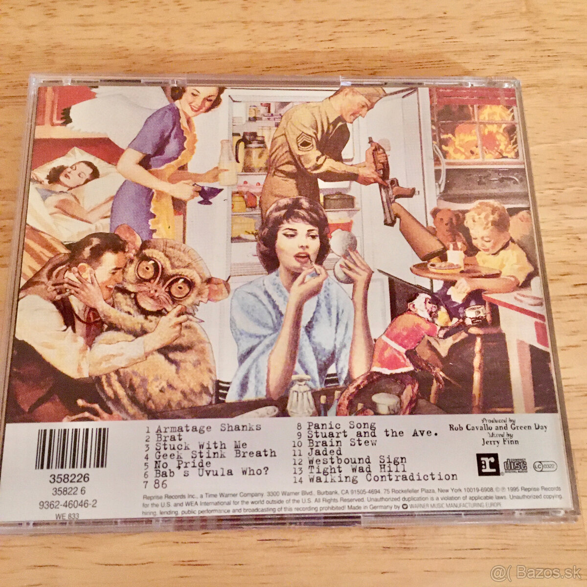 Predám CD Insomniac - Green Day - 7