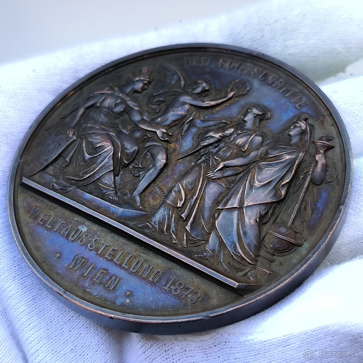 Medaila Rakúsko - Uhorsko - 1873 - VIEDEŇ - F.J. I. - 7