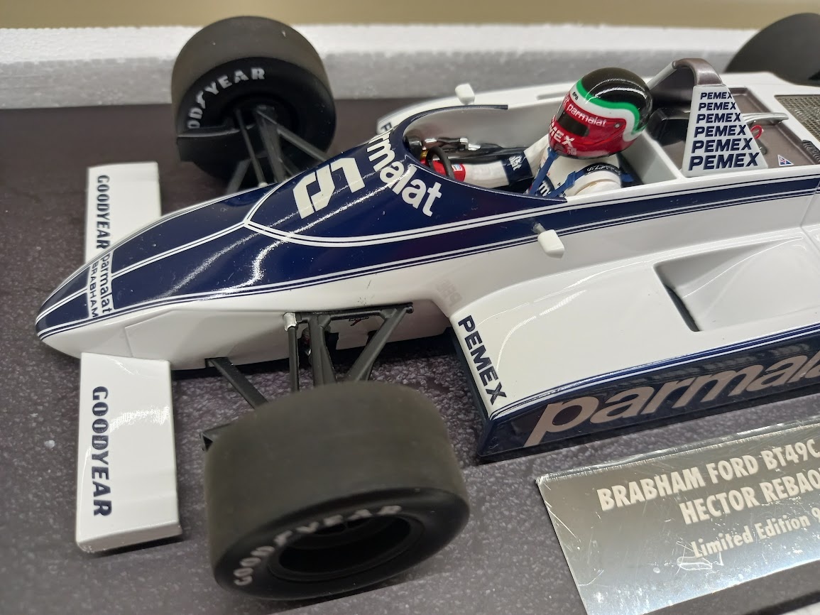 F1 BRABHAM FORD BT49C HECTOR REBAQUE 1981 MINICHAMPS 1:18 - 7