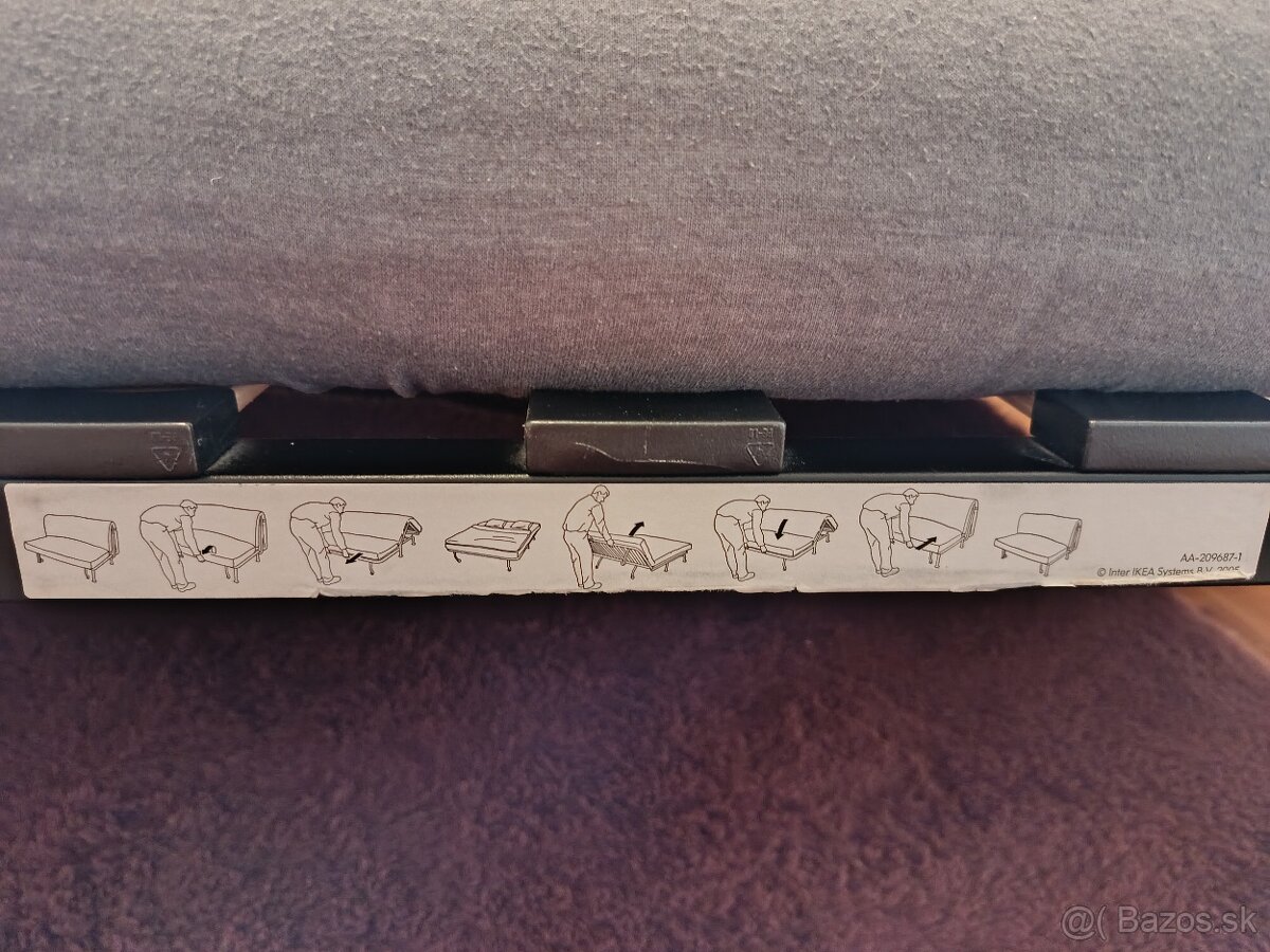 IKEA perfektná rozkladacia pohovka pre 2 osoby - 7