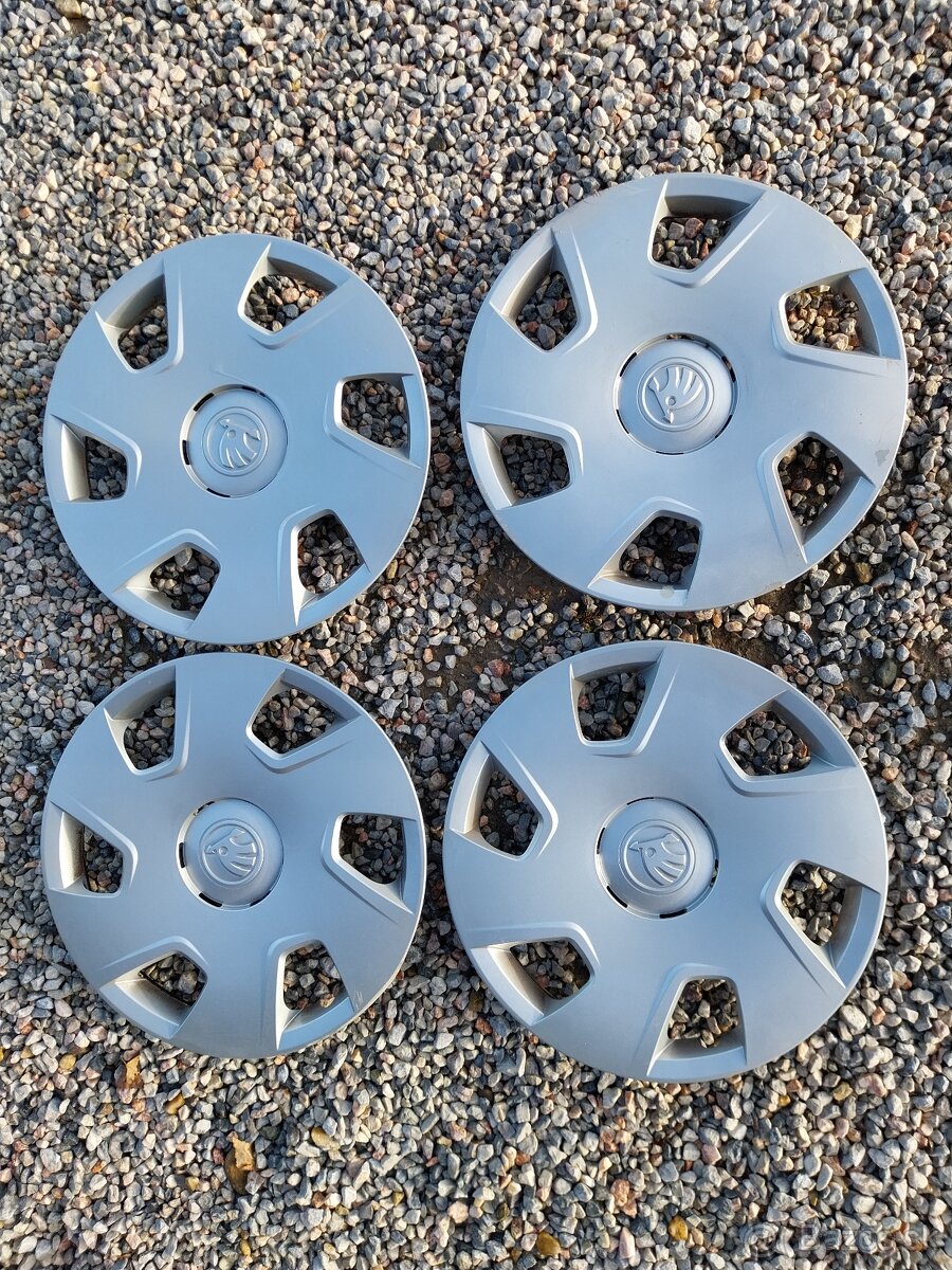 Kryty kolies puklice original Skoda VW 15"16" - 7