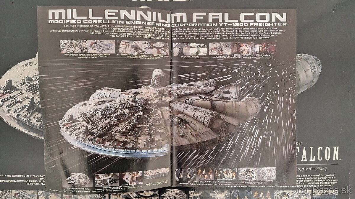Predám plastikový model Millennium Falcon - Star Wars 1:72 - 7