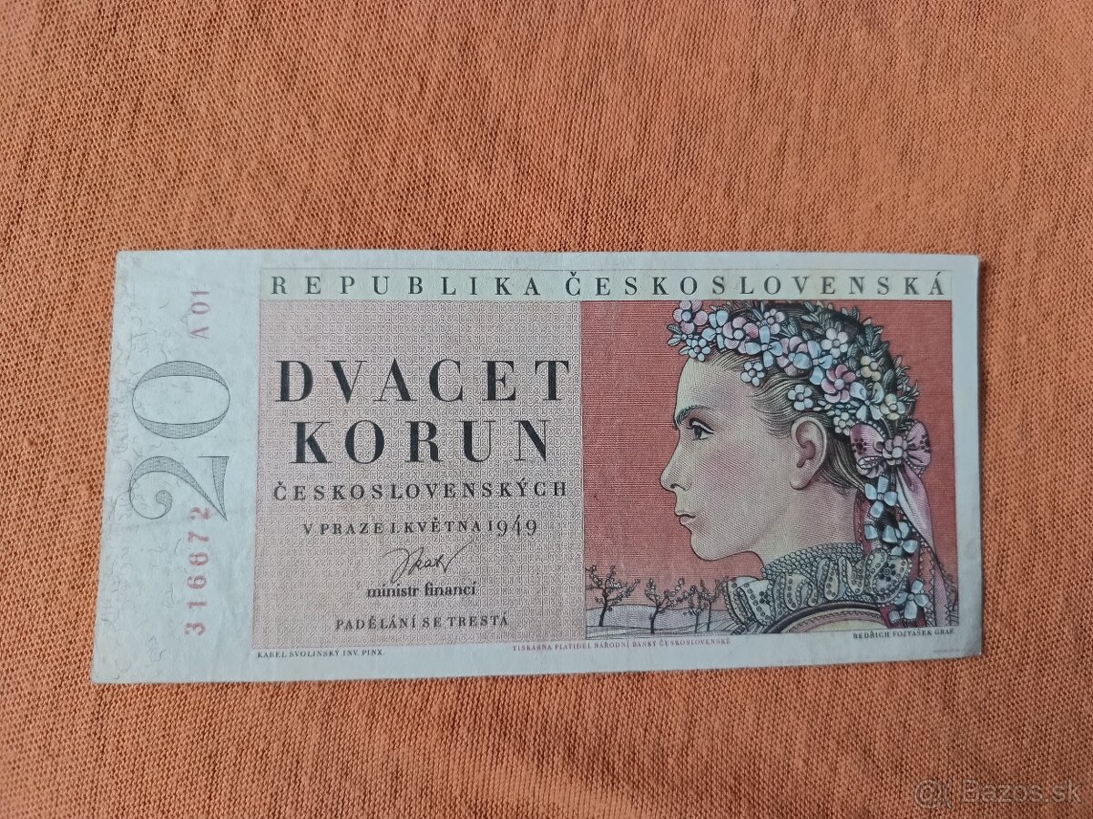 Bankovky ČSR - 15 - 7