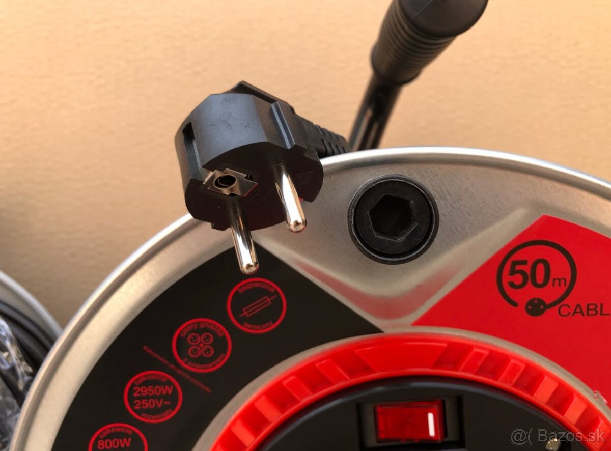 Predlžovací kábel bubon cievka 25m 50m - 7