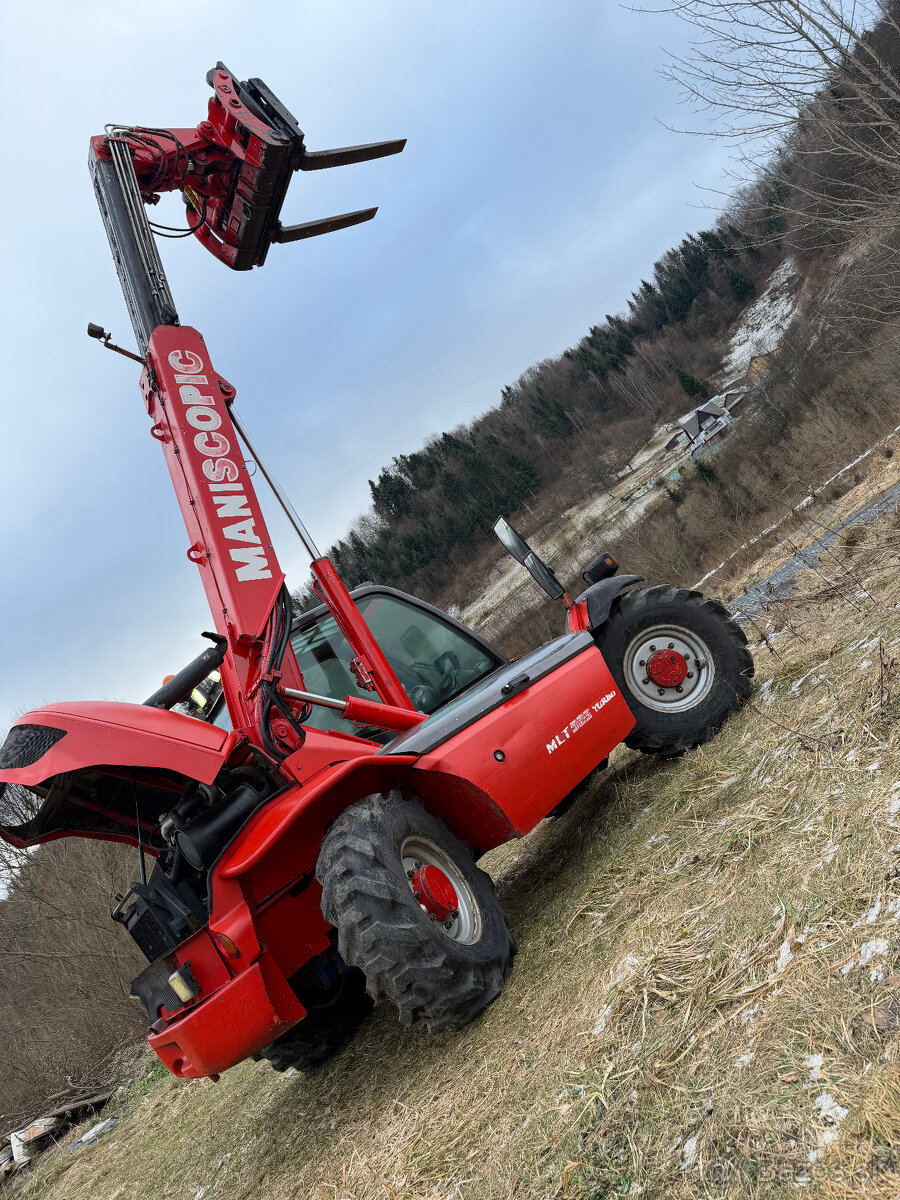 Teleskopický manipulátor Manitou MLT523 s dosahom 5 m - 7