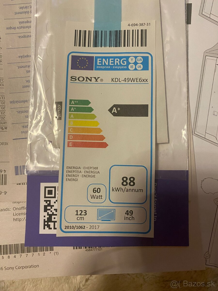 Televízor Sony Bravia 49, KDL-49WE6xx - 7