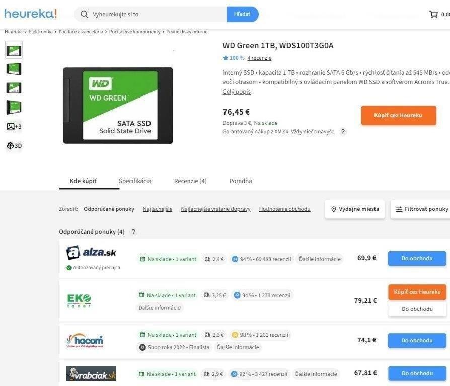 WD Green™Blue 1TB, 500GB, SSD 2,5" Zaruka 03/2029 - 7