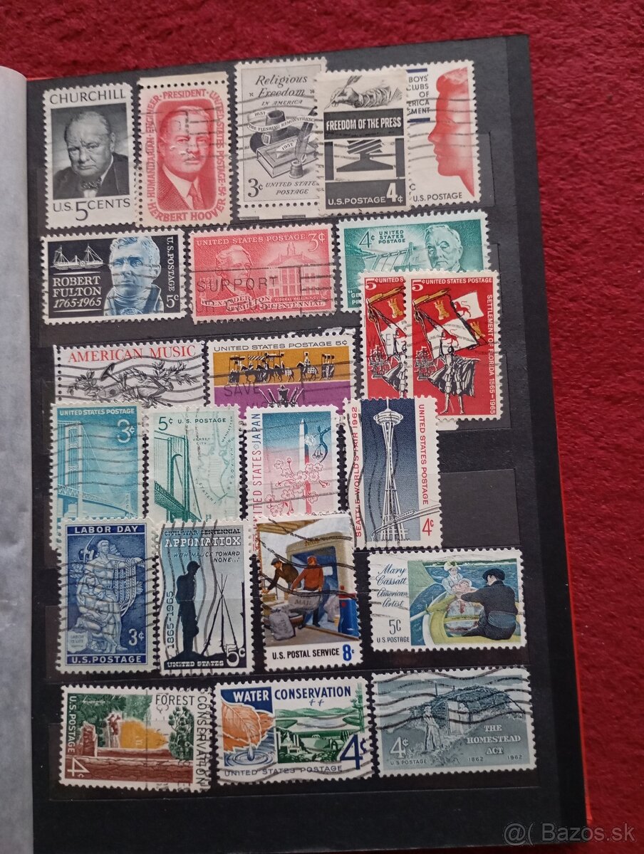 Album známok USA - 7