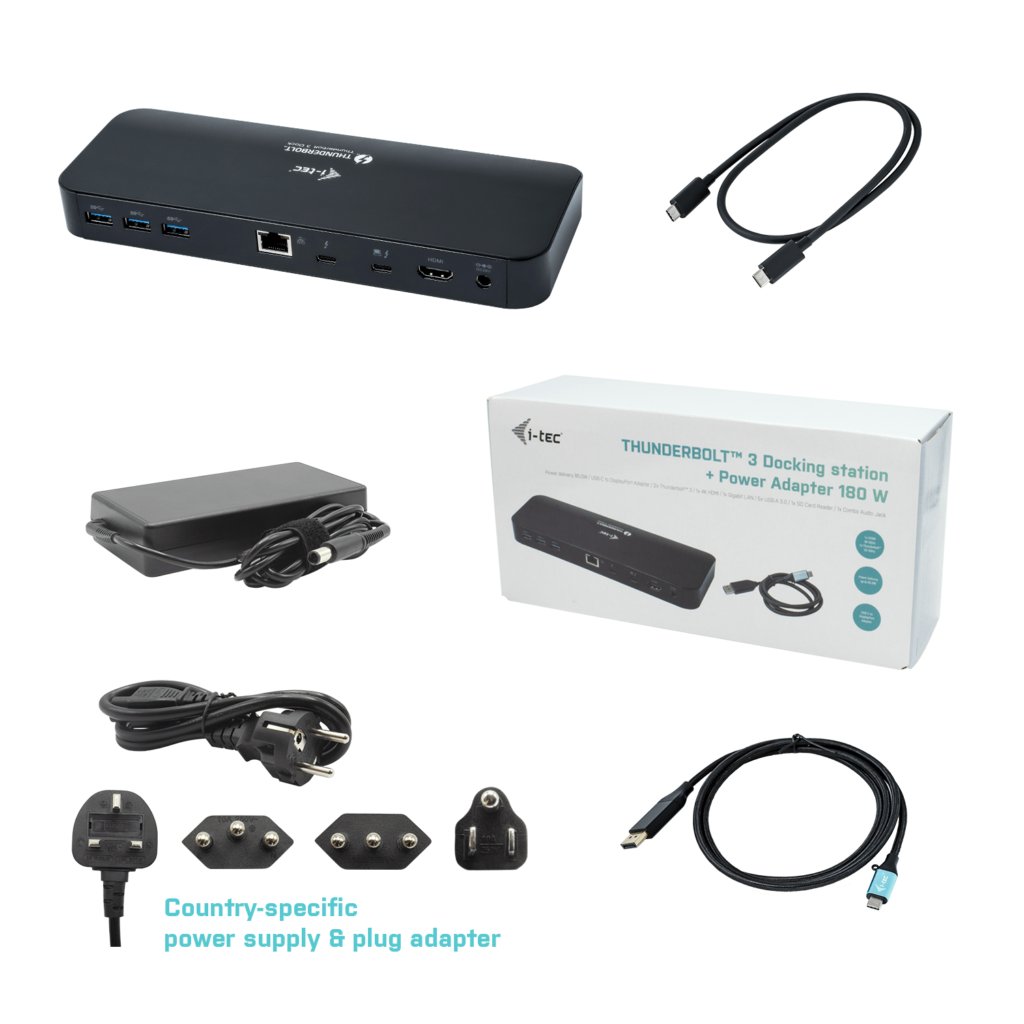 Dock i-Tec TB3HDMIDOCKPLUS Thunderbolt 3 / dual 4K - 7