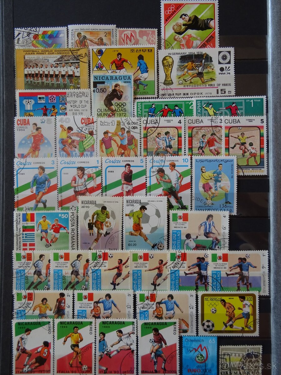 Pekná zbierka známok 1 - 7