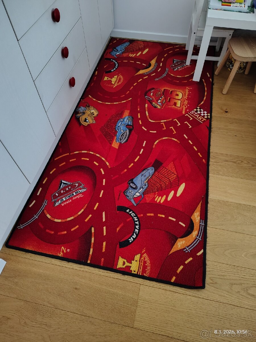 Posteľ auto McQueen červená - 7